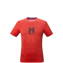 Koszulka męska MILLET Ubic Wool Ts Ss M czerwona
