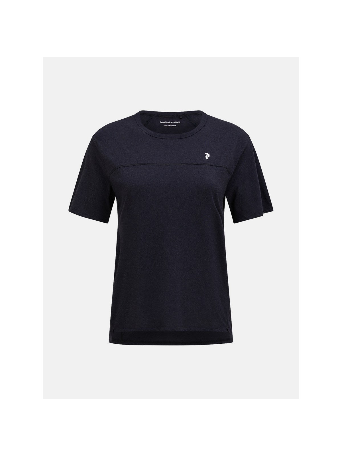 Koszulka rowerowa damska PEAK PERFORMANCE W Trail Wool Blend SS czarna