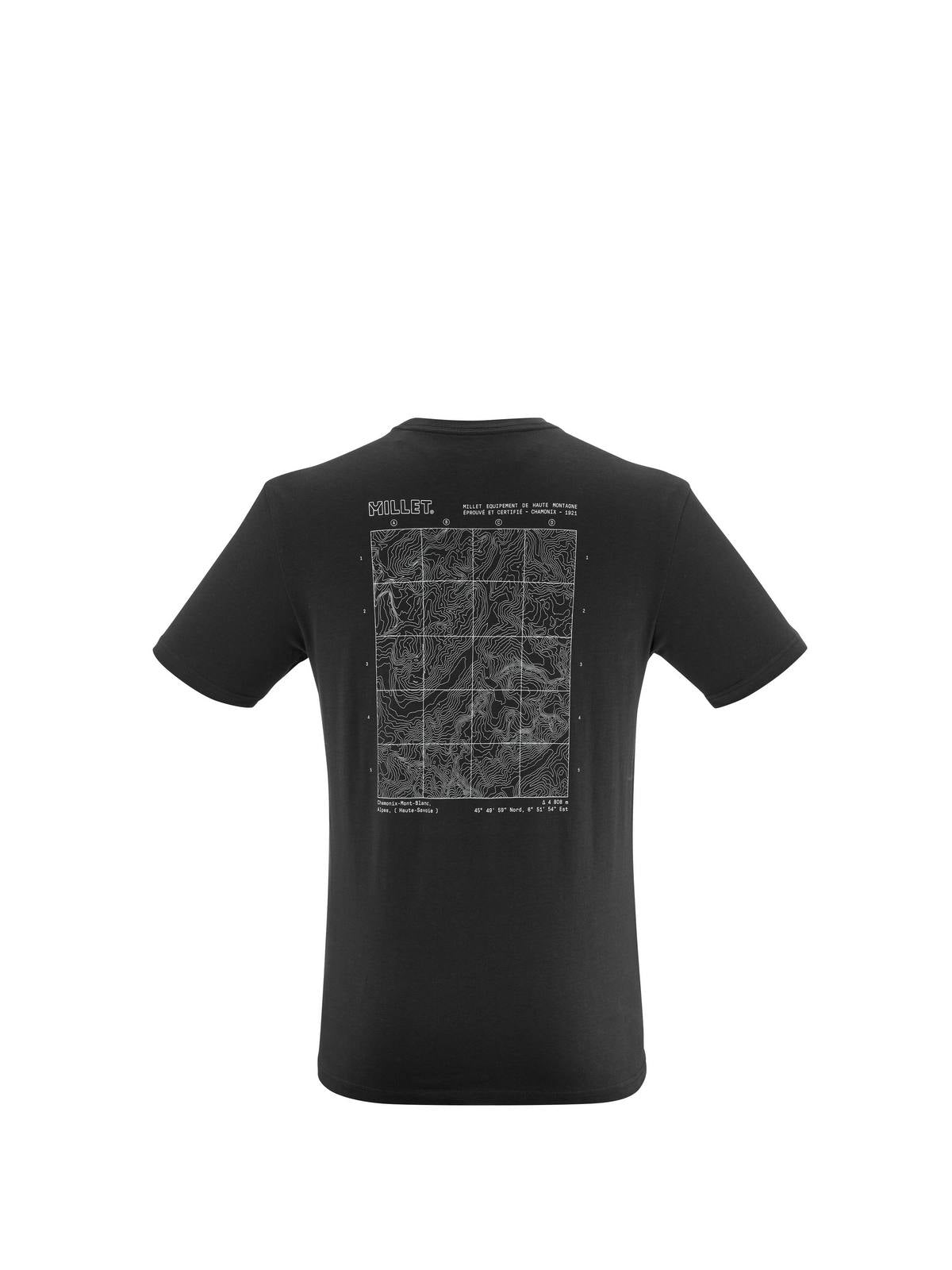 Koszulka MILLET CDG CHAMONIX MAP TS SS M czarny