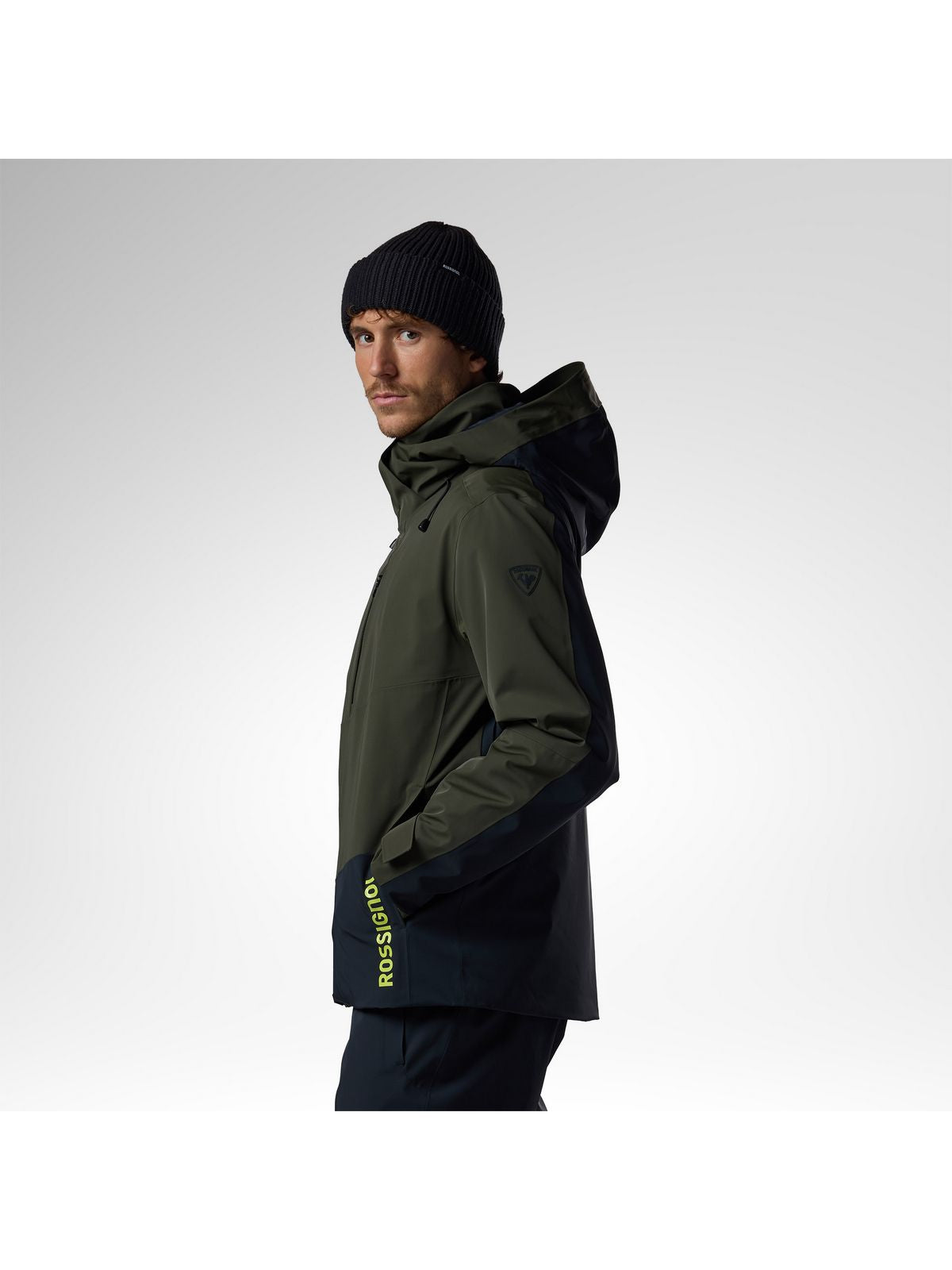 Kurtka narciarska męska ROSSIGNOL M 4Ws Blackside Insulated Jack zielona