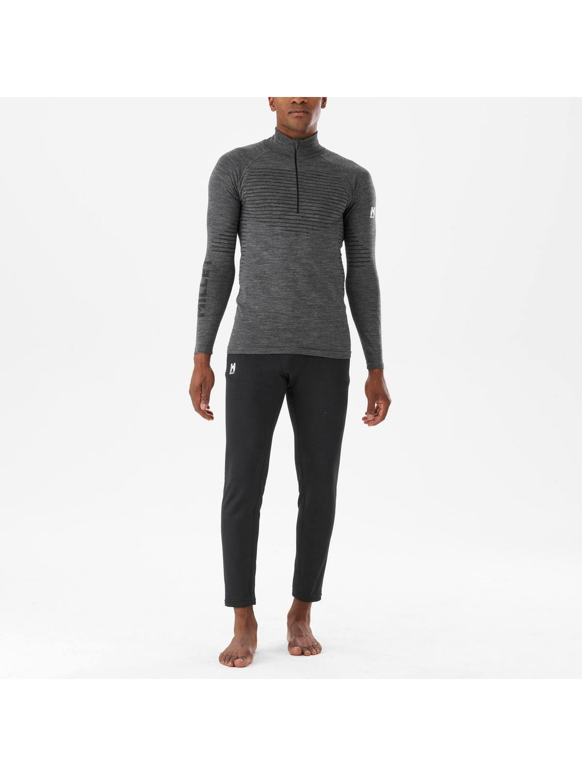 Bielizna męska MILLET Drynamic Warm 1/2 Zip M grafitowa