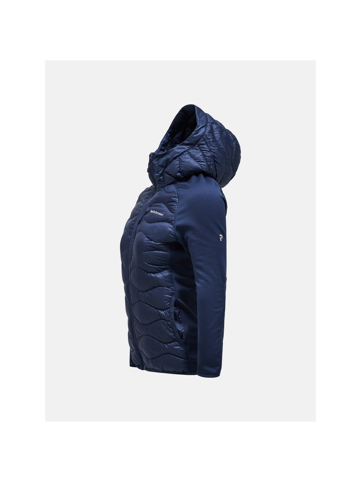 Damska kurtka puchowa Peak Performance W Helium Down Hybrid Hood granatowy