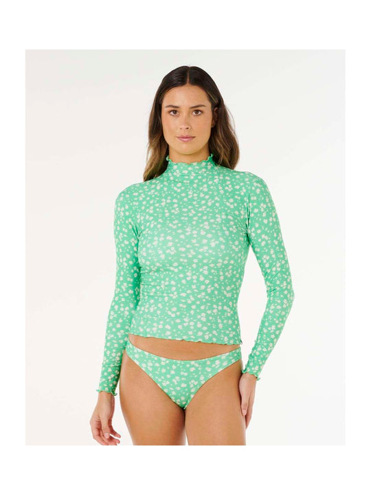 Lycra damska RIP CURL Surf Side Upf Ls Rv zielona
