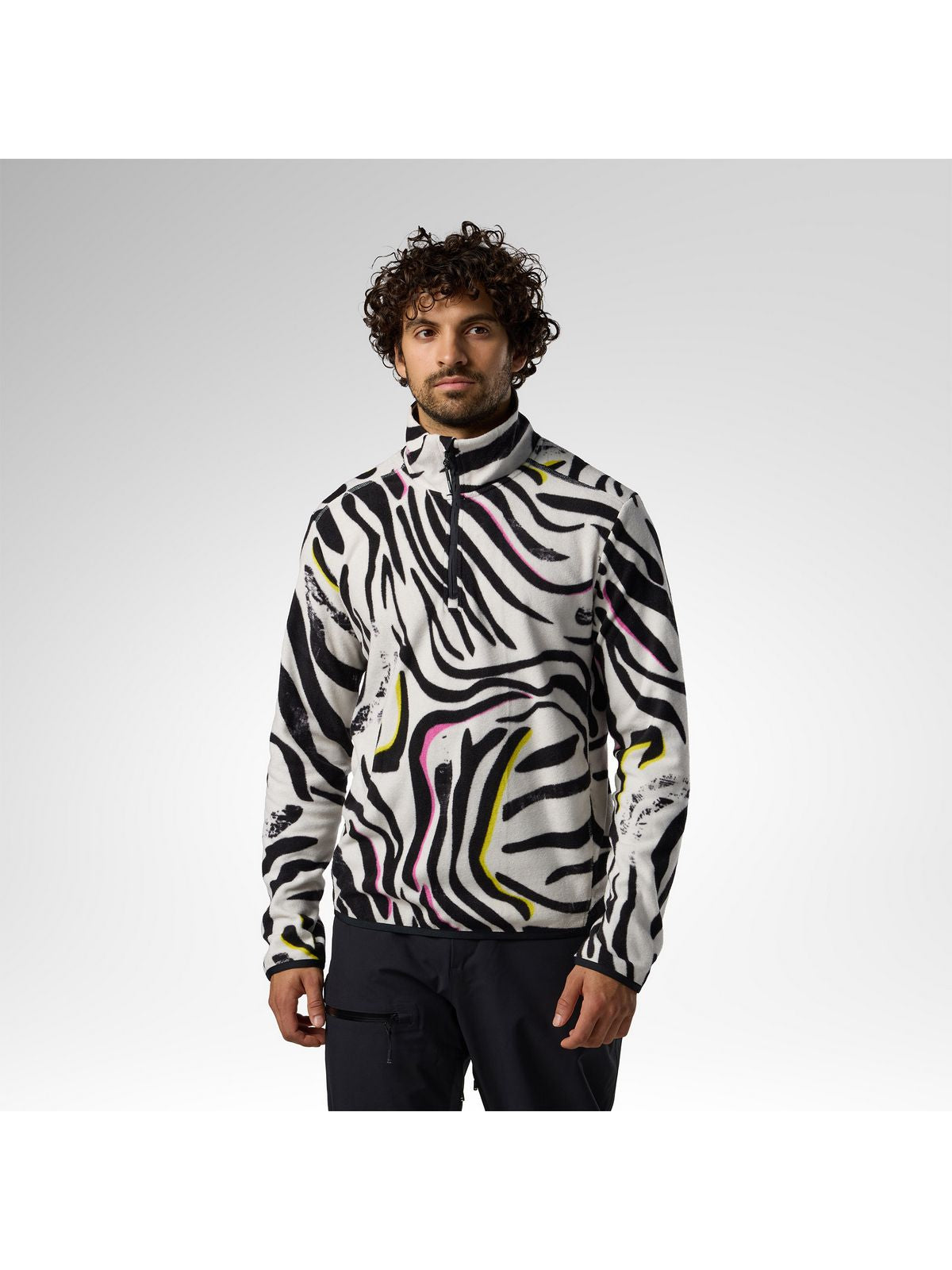 Bluza męska ROSSIGNOL M Quarter Zip Polar Fleece multikolor