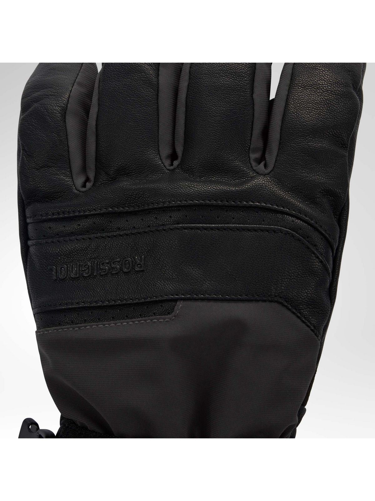 Rękawice narciarskie męskie ROSSIGNOL M Leather Mix Ski Gloves R-She czarne