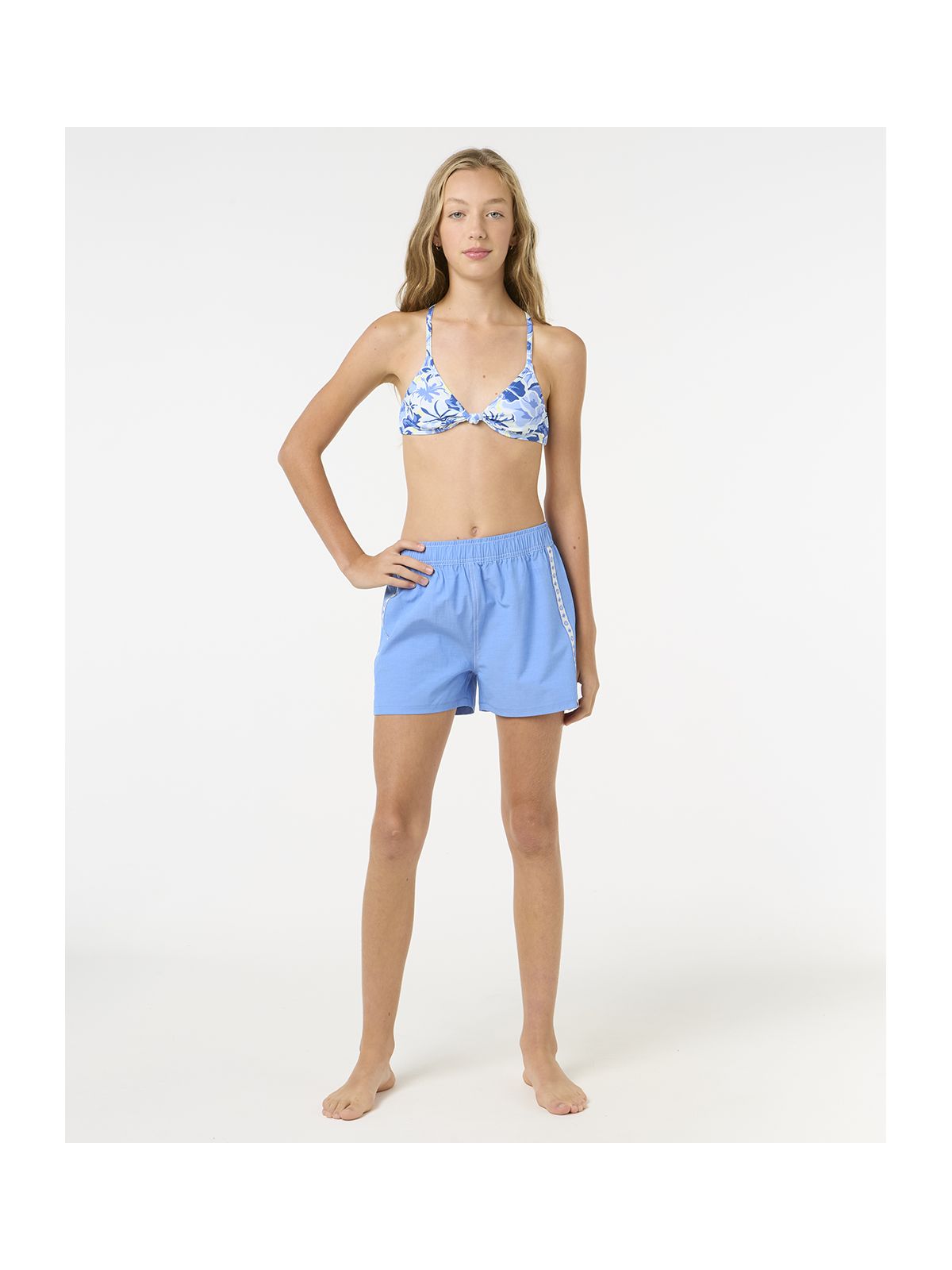 Szorty kąpielowe dziewczęce RIP CURL Island Bliss Boardshort-Girl niebieskie