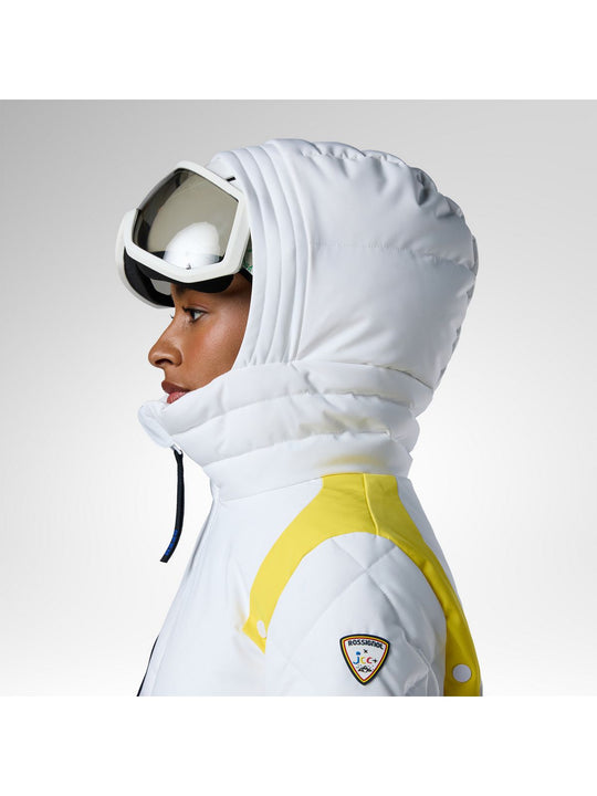 Kurtka narciarska damska ROSSIGNOL W Jcc Valdiz Down Ski Jacket biała

