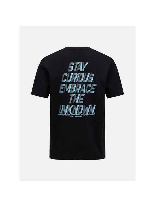 Koszulka damska PEAK PERFORMANCE Explore Graphic Tee czarna
