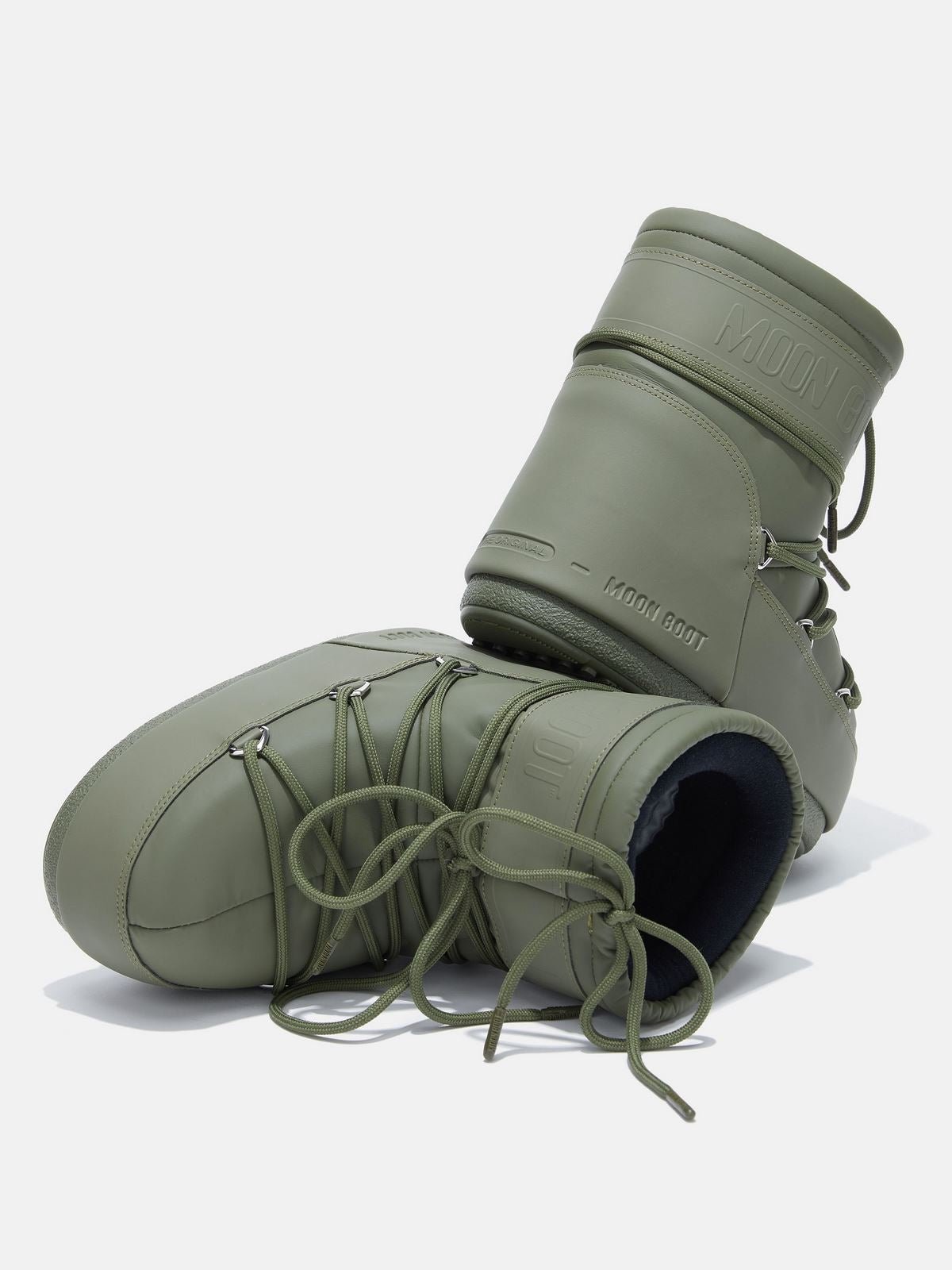 Buty damskie MOON BOOT Icon Low Rubber khaki