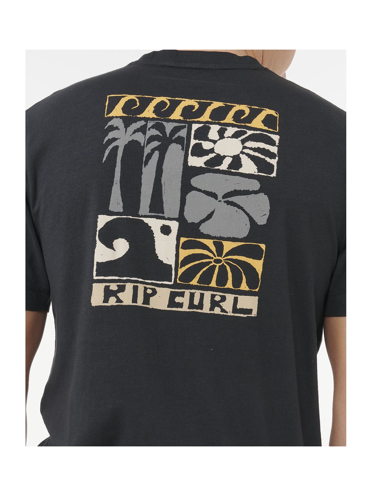 Koszulka RIP CURL AOTS TY WILLIAMS COASTLINE TEE czarna