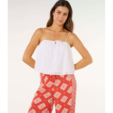 Koszulka damska RIP CURL Oasis Broderie Top biała
