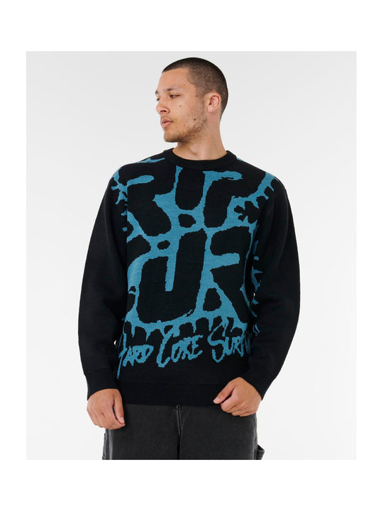 Sweter RIP CURL MIX KNIT czarny
