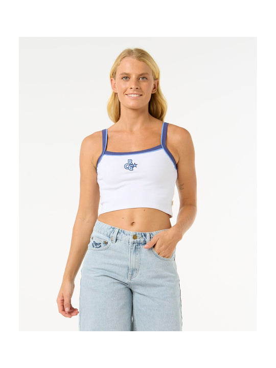 Koszulka RIP CURL Las Dalias Baby Tank biały
