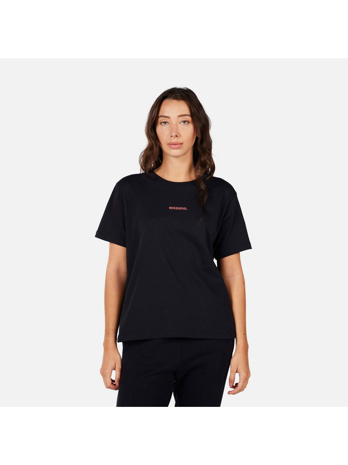 Koszulka damska ROSSIGNOL W Waterfall Relax Tee czarna