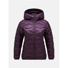 Damska kurtka puchowa Peak Performance W Helium Down Hood Jacket fioletowy
