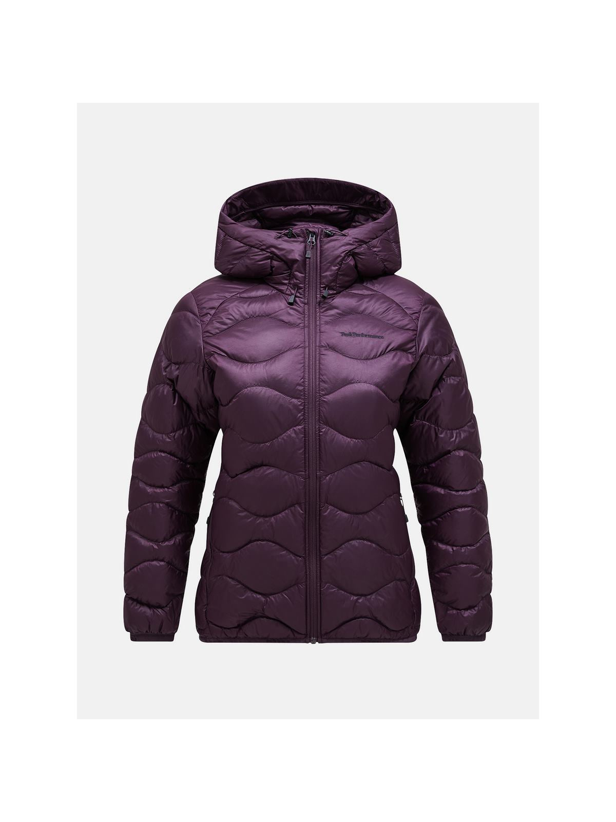 Damska kurtka puchowa Peak Performance W Helium Down Hood Jacket fioletowy