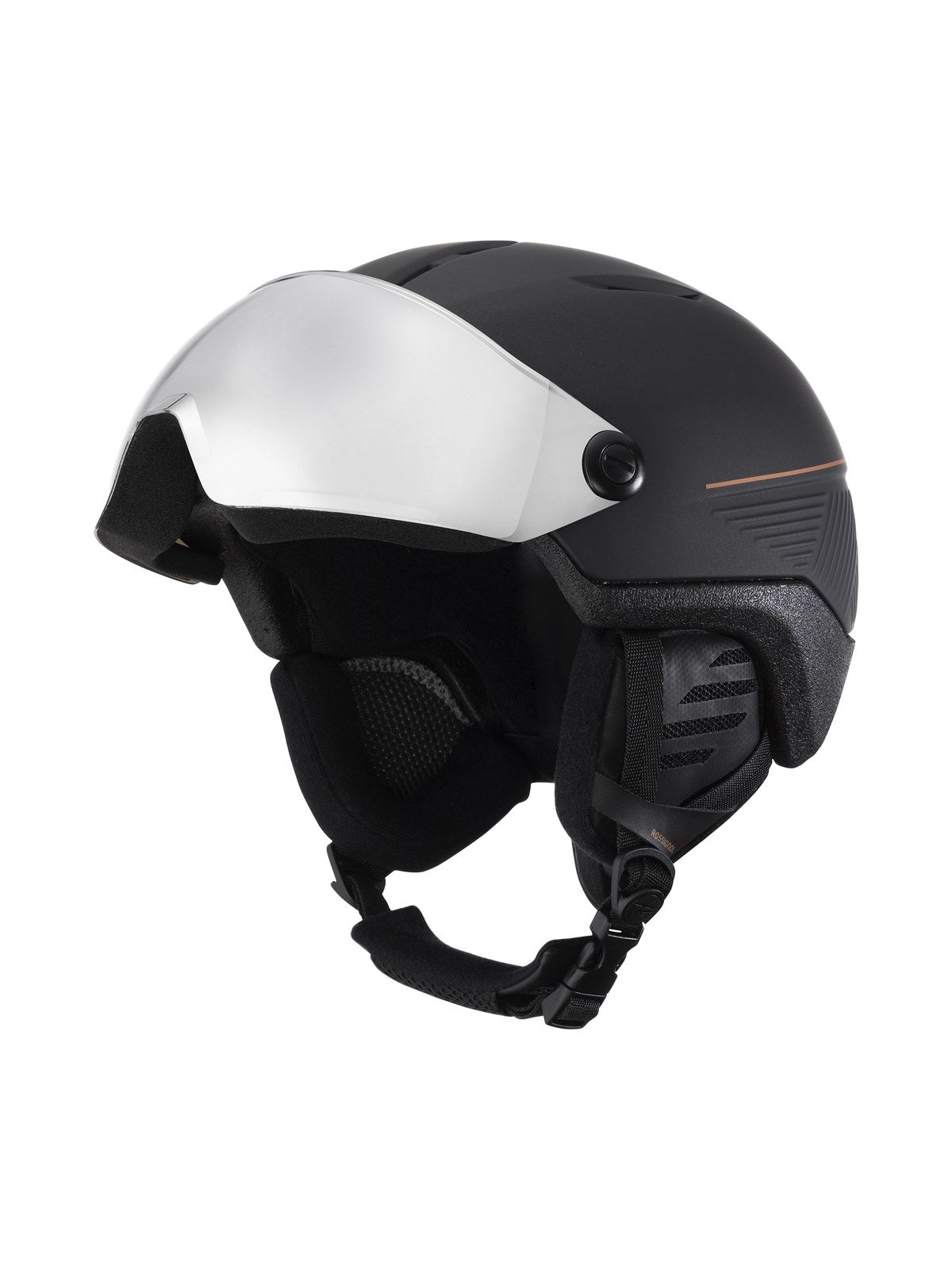 Kask narciarski FIT VISOR IMPACTS Photochromic Black czarny