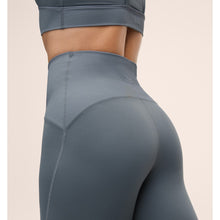 Legginsy damskie CASALL Brace Rib High Waist Tights niebieskie
