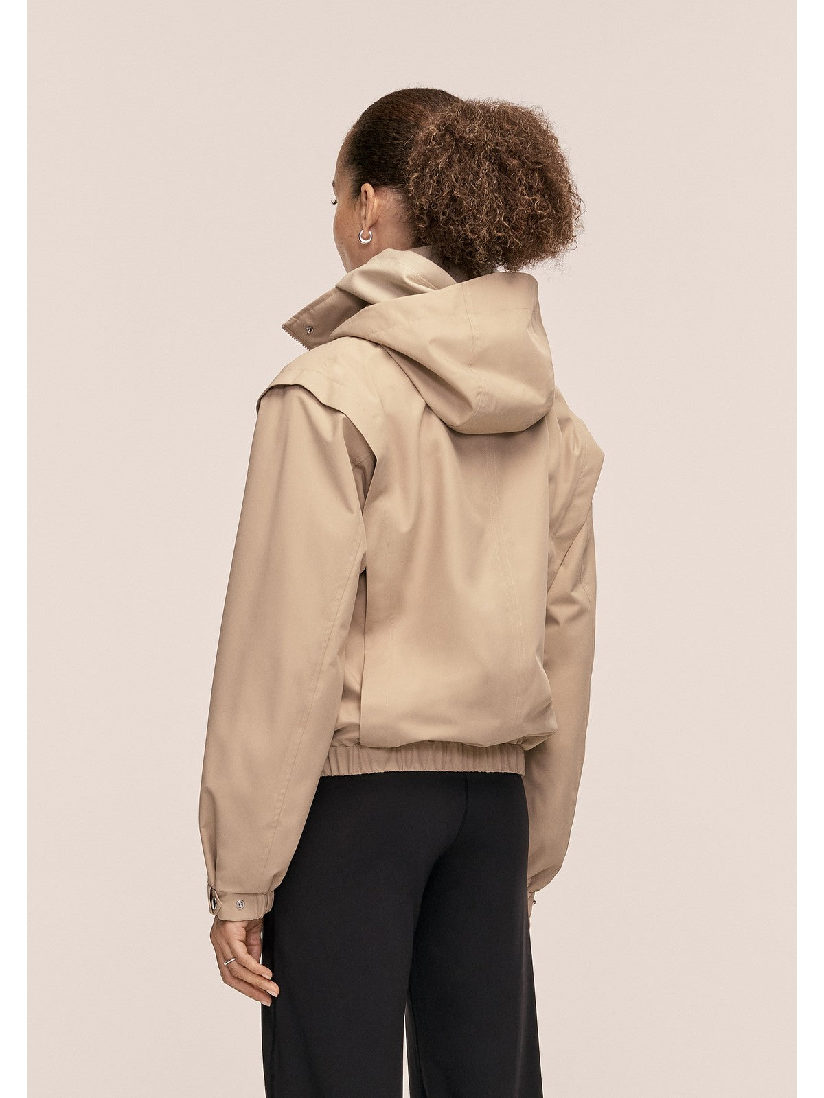Kurtka damska CASALL Scandi Bomber Rain Jacket kolor beżowy