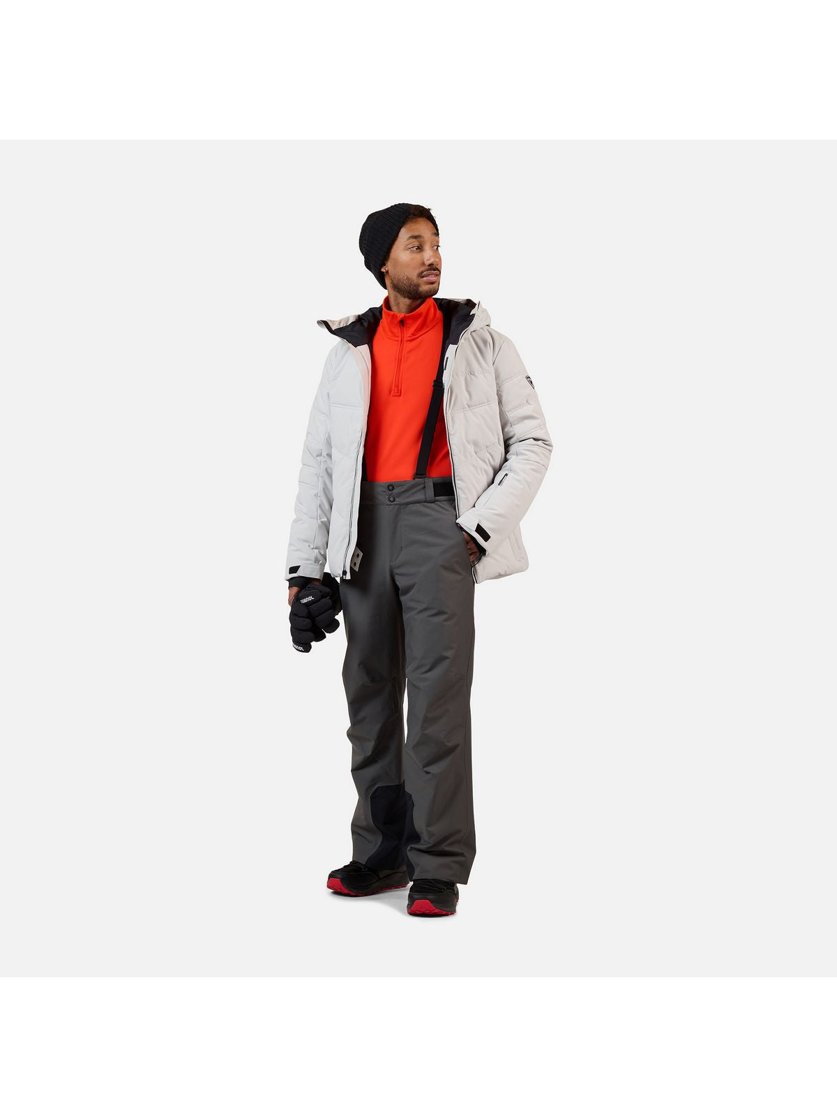 Spodnie narciarskie męskie ROSSIGNOL Insulated Ski Pant szare