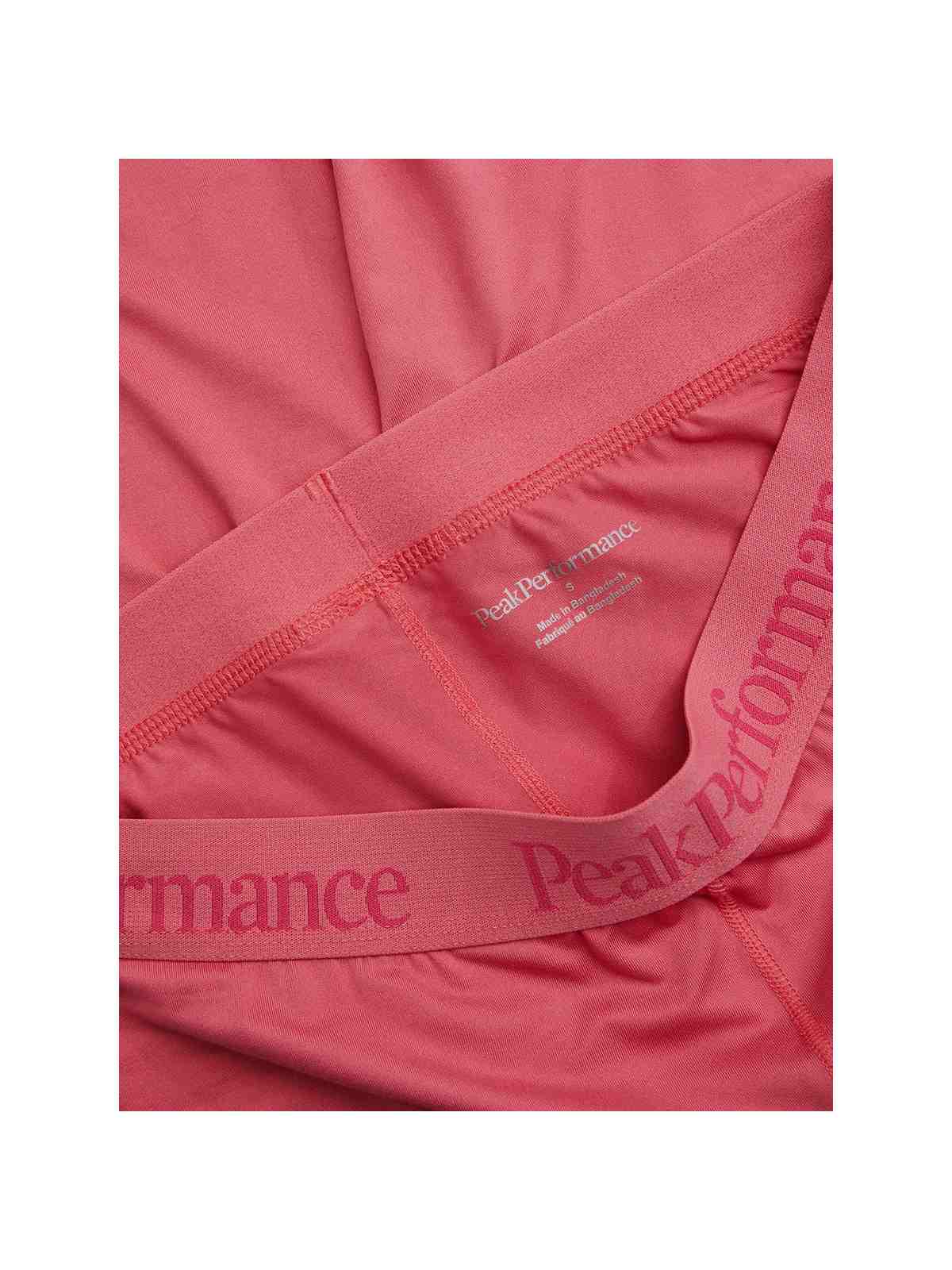Spodnie termiczne damskie PEAK PERFORMANCE Spirit 3/4 Short Johns Synthetic Baselayer różowe