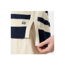 Sweter Damski Z granatowymi Pasami HELLY HANSEN W Salt Knit Sweater Kremowy
