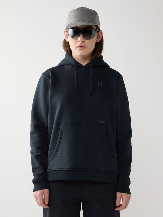Bluza z kapturem damska HAGLÖFS Hoodie True Black
