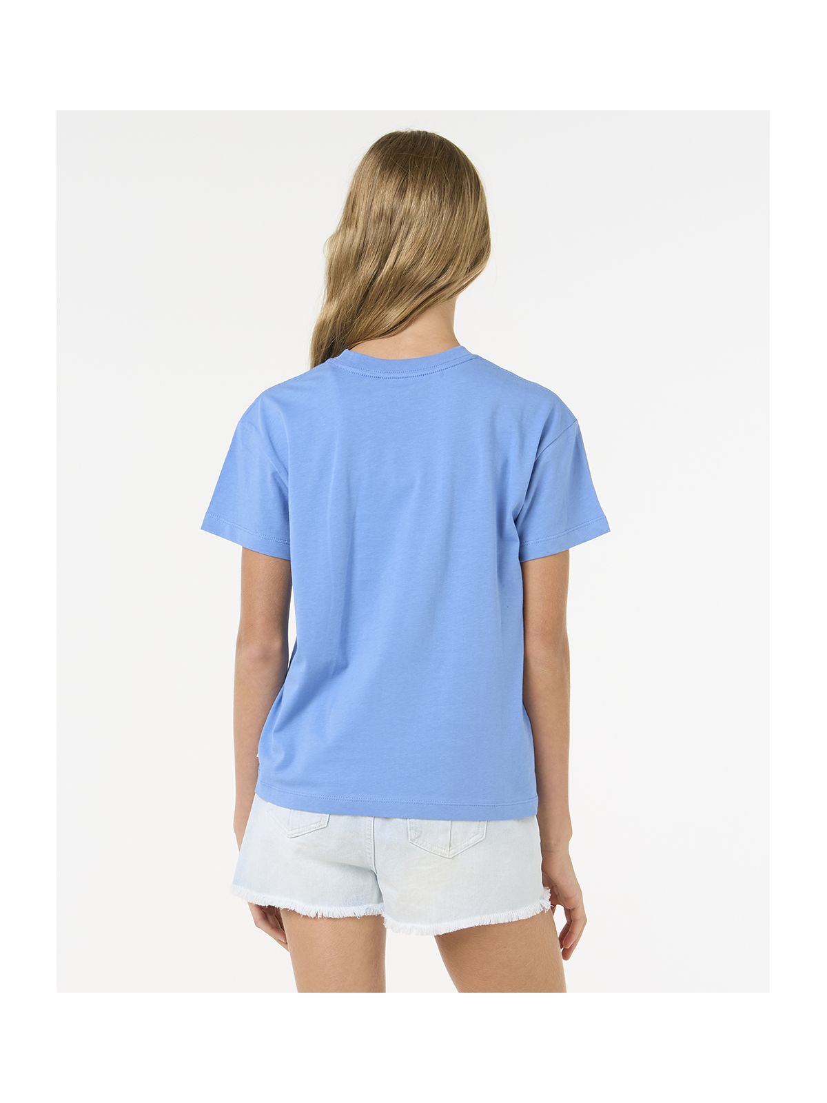 Koszulka RIP CURL SURF PUFF RELAXED TEE- GIRL niebieska