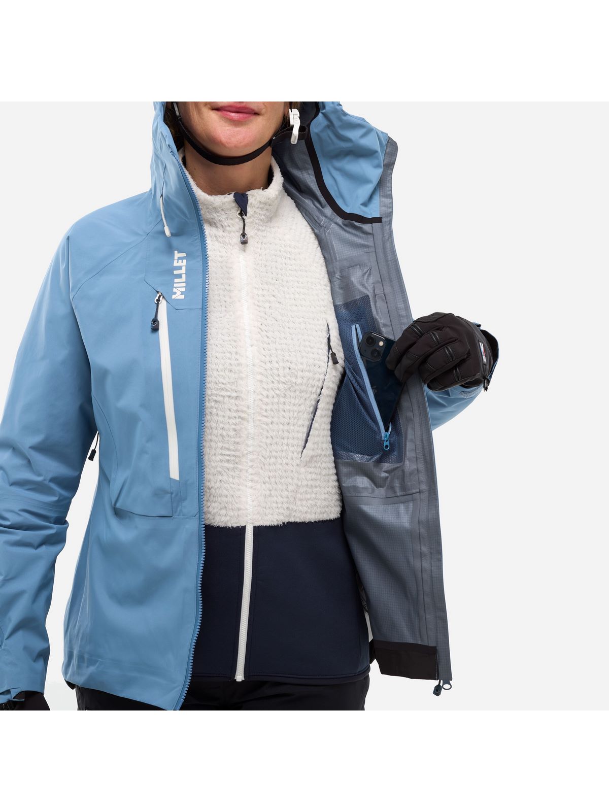 Kurtka MILLET W TRILOGY ICON GTX PRO JKTW niebieska