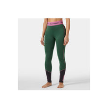 Legginsy damskie HELLY HANSEN W Lifa Merino Midweight Pant kolor zielony
