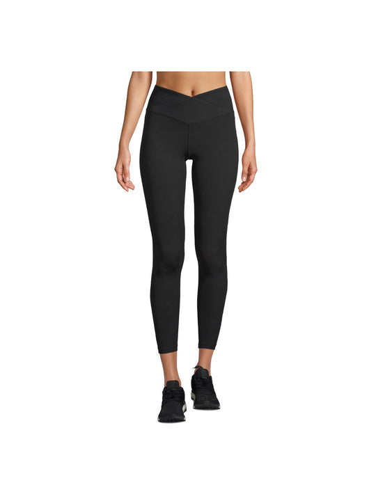 Legginsy treningowe damskie CASALL Overlap High Waist Tights kolor czarny
