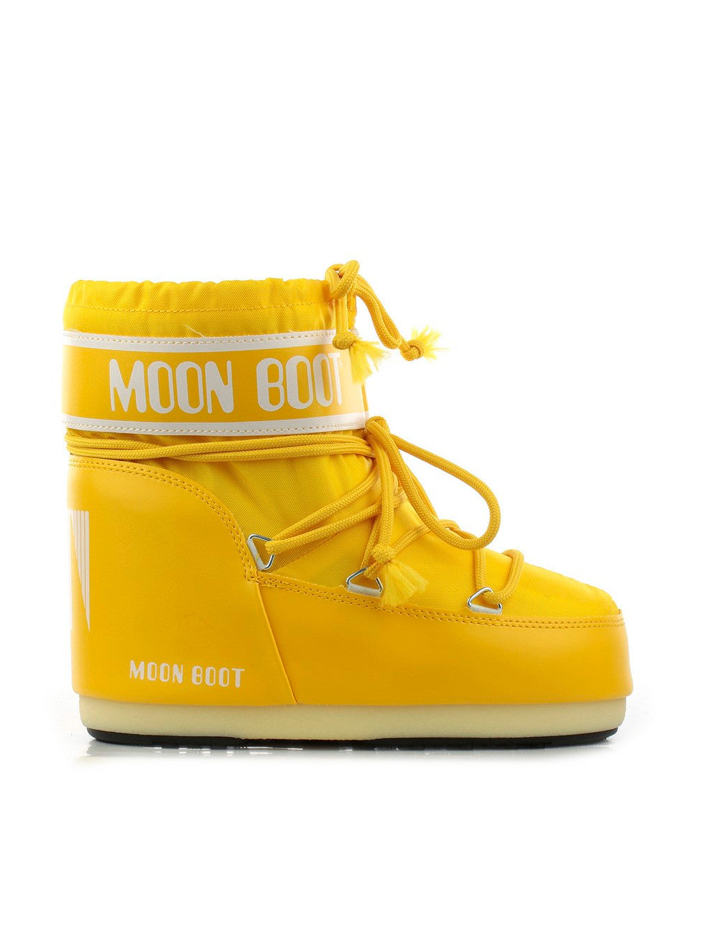 Buty zimowe damskie MOON BOOT Icon Low Nylon zolte