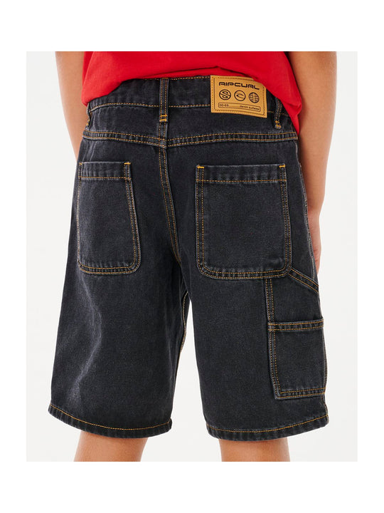 Szorty chłopięce RIP CURL Hyped Up Denim Walkshort-Boy czarne
