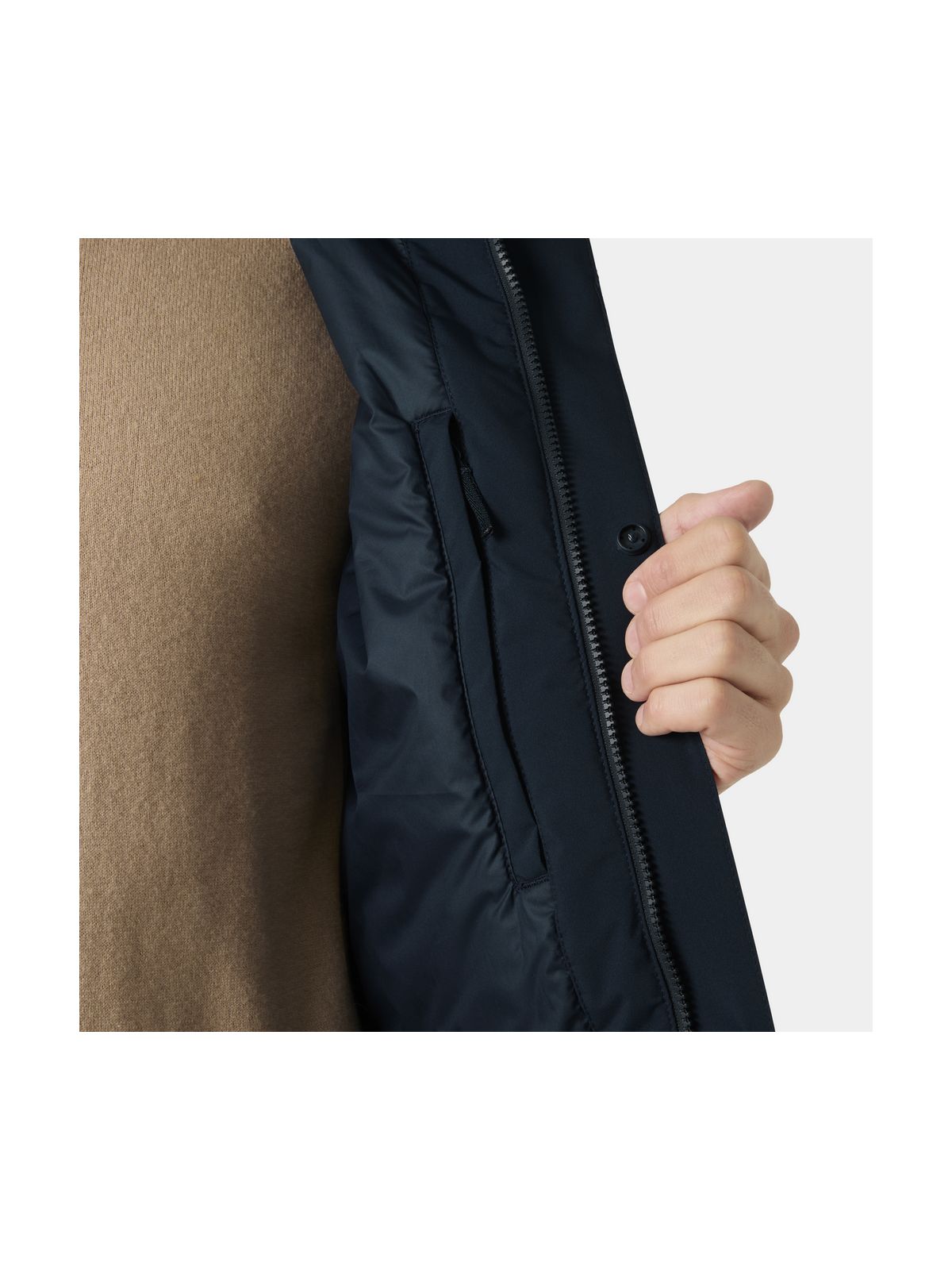 Płaszcz męski HELLY HANSEN Brussel Ins Rain Coat granatowy
