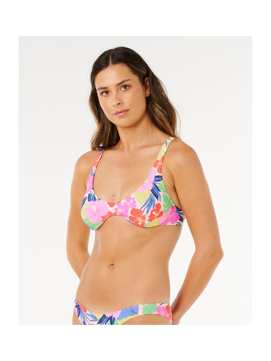 Góra bikini RIP CURL Party Wave Multi Fit Top Multicolor
