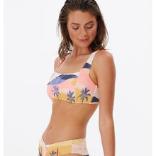Biustonosz kąpielowy RIP CURL Melting Waves D-Dd Top brzoskwiniowy
