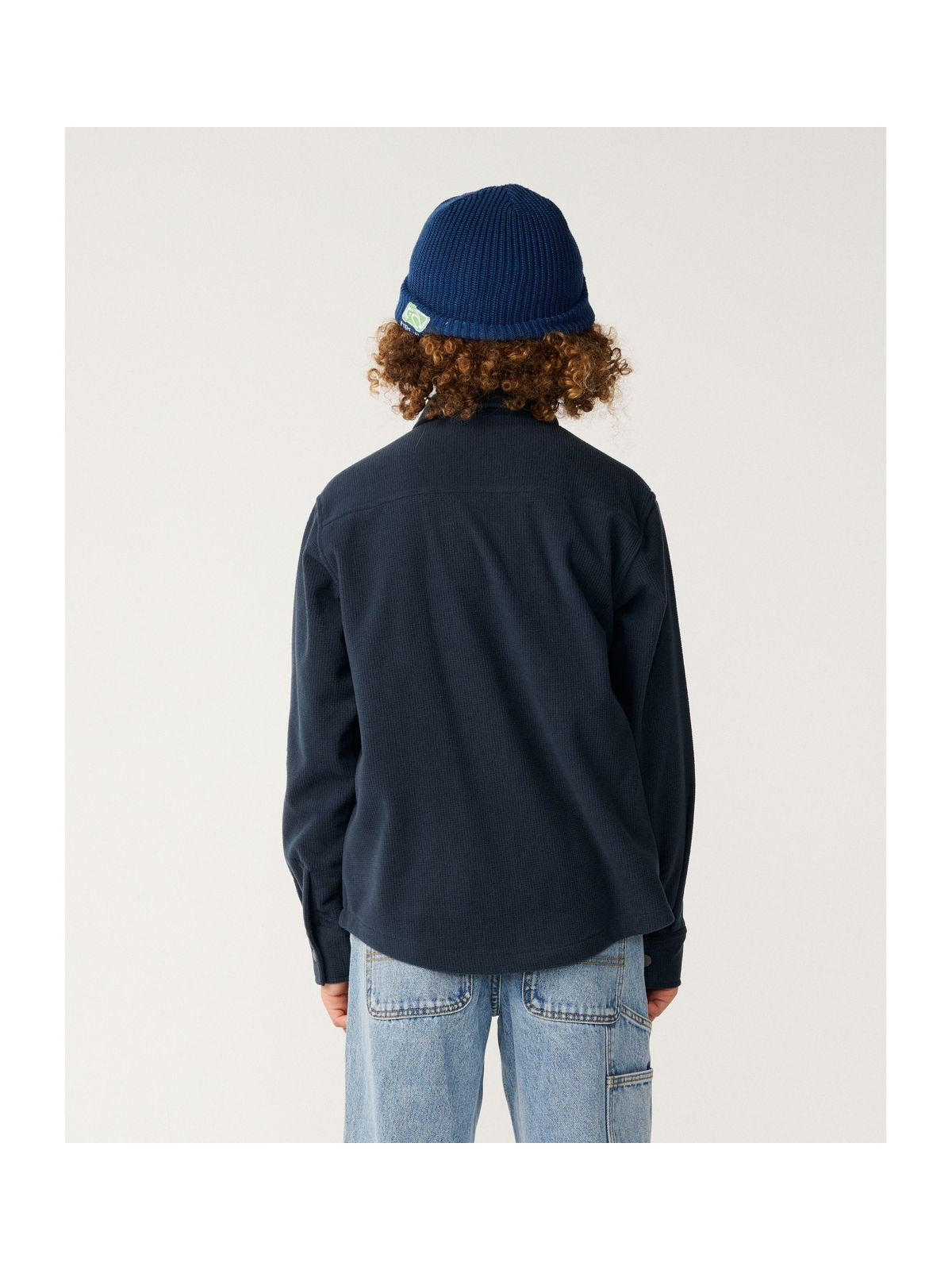 Koszula juniorska RIP CURL Sessions Polar Fleece Shirt-Bo granatowa