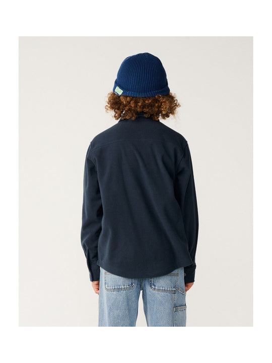 Koszula juniorska RIP CURL Sessions Polar Fleece Shirt-Bo granatowa
