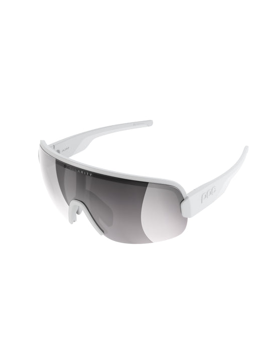 Okulary rowerowe POC Aim white - Clarity Road/Sunny Silver cat 3
