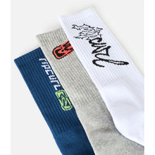 Skarpety męskie RIP CURL Retro Crew Sock 3-Pk szare

