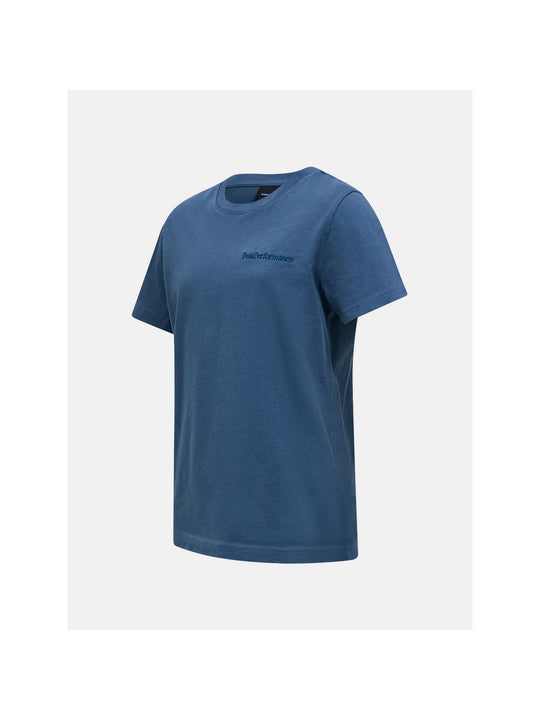 Koszulka PEAK PERFORMANCE Jr Original Small Logo Tee niebieski
