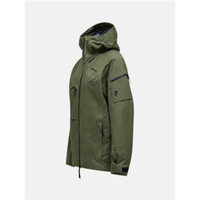 Kurtka narciarska męska PEAK PERFORMANCE Alpine GORE-TEX C-Knit 3L Shell Jacket zielona
