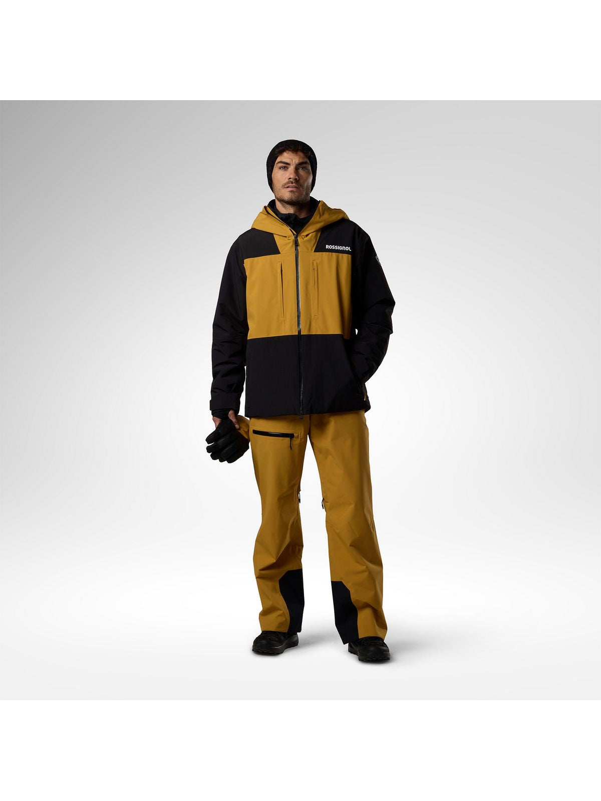 Kurtka narciarska męska ROSSIGNOL Outerlimits Insulated Jkt brązowa