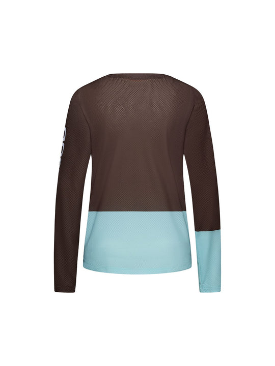 Koszulka rowerowa damska POC W's Motion Air L/S Jersey brązowa
