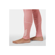 Legginsy damskie HELLY HANSEN W Lifa Merino Midweight Pant kolor różowy
