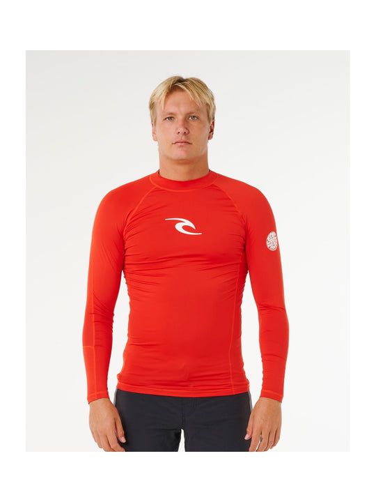Lycra męska RIP CURL Waves Upf Perf L/S czerwona
