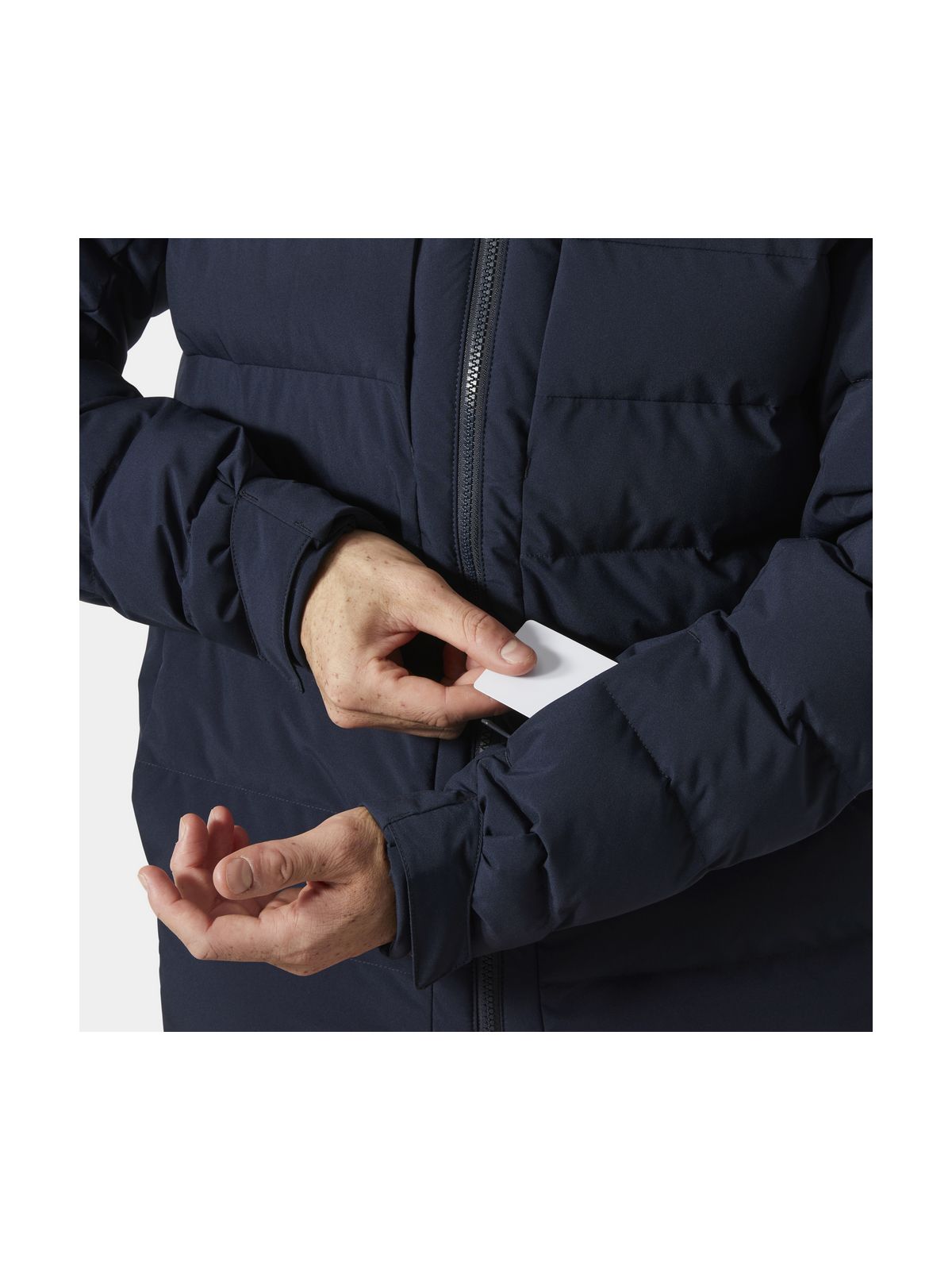 Kurtka narciarska męska HELLY HANSEN BOSSANOVA PUFFY JACKET granatowa