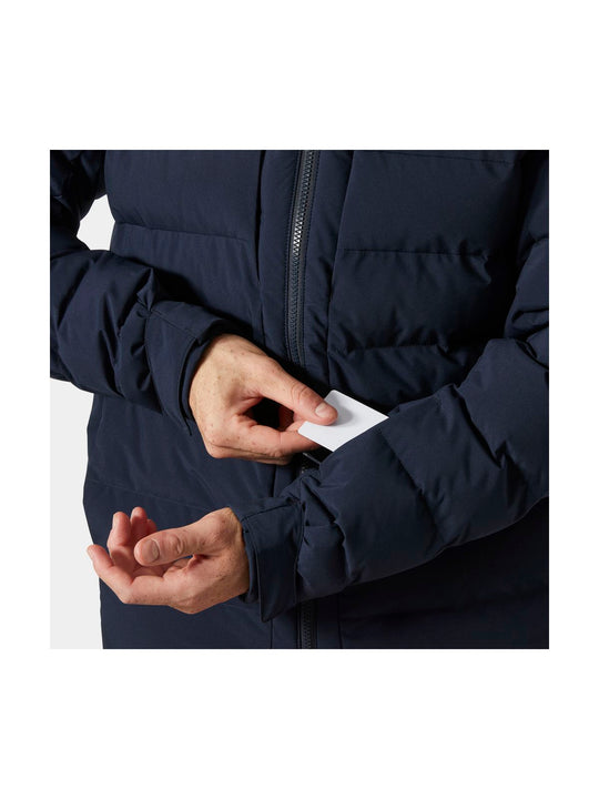 Kurtka narciarska męska HELLY HANSEN BOSSANOVA PUFFY JACKET granatowa
