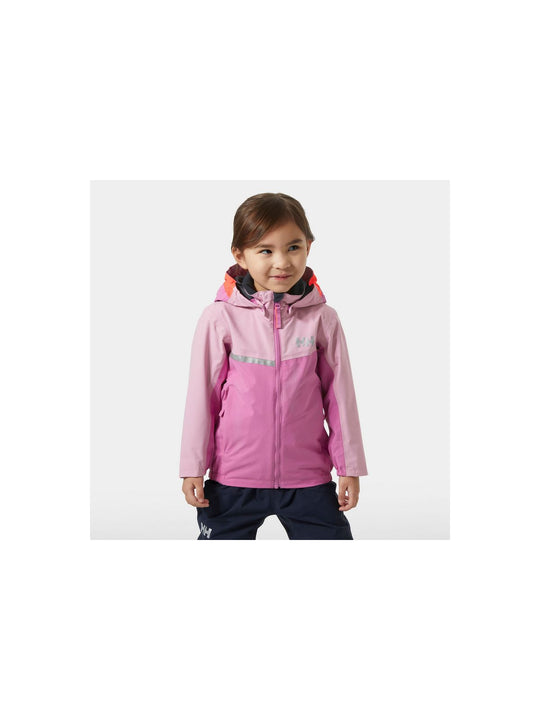 Kurtka dziecięca Wodoodporna HELLY HANSEN K Shelter Ht Jacket różowa
