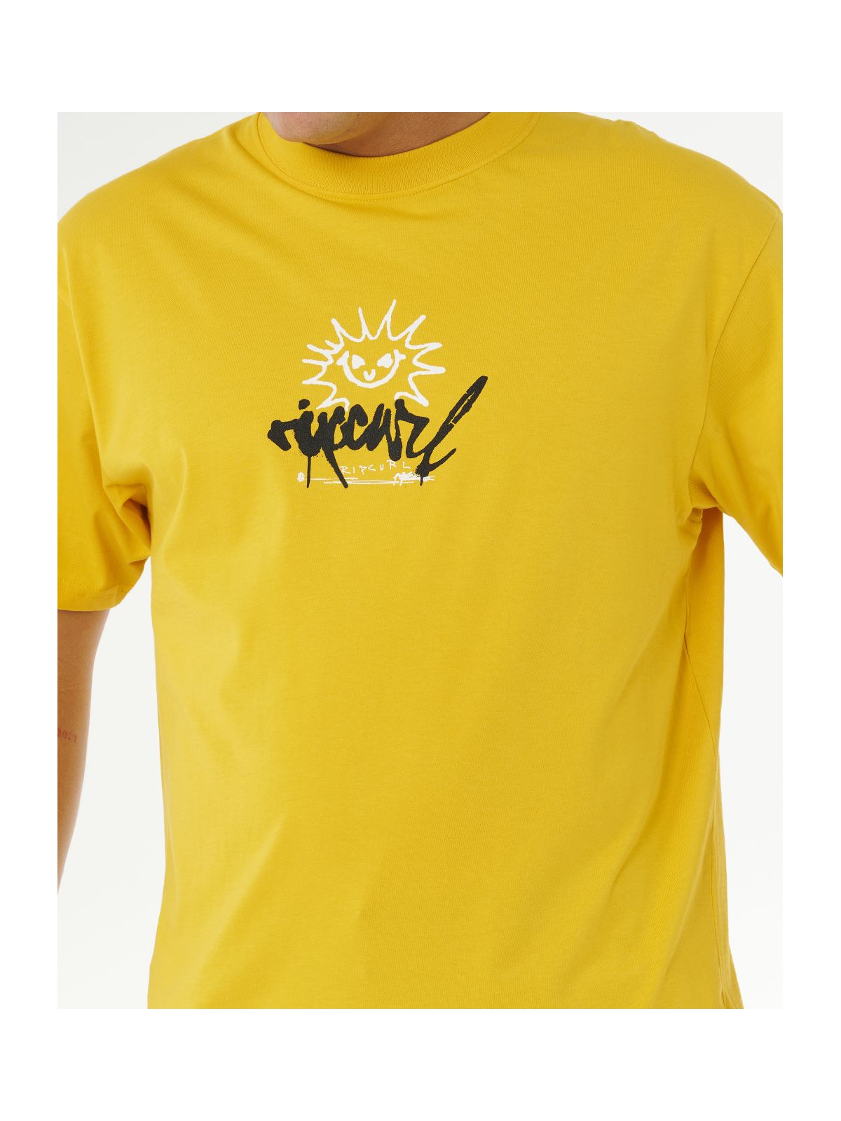 Koszulka męska RIP CURL Inner Visions Rotten Sun Tee żółta